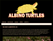 Tablet Screenshot of albinoturtles.com